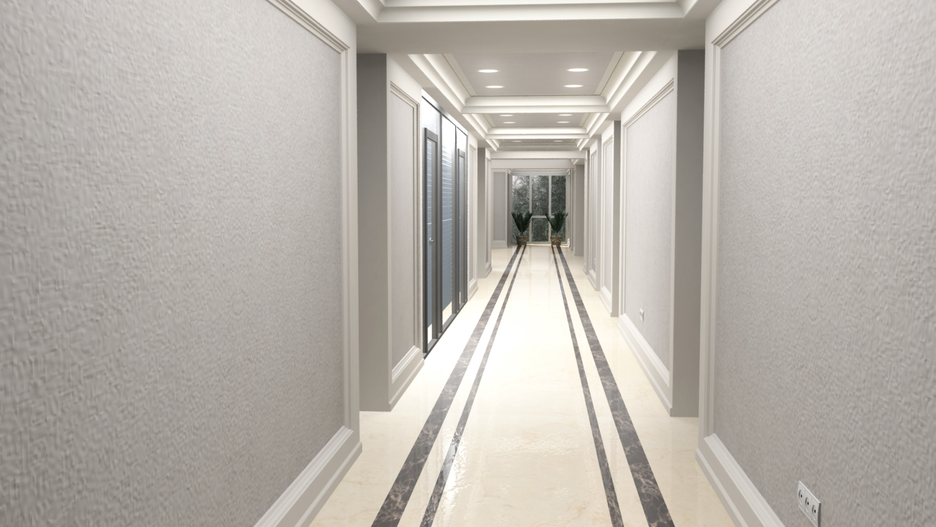 Corridoio corridoio in Maya mental ray immagine