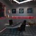 Office of the future in 3d max vray image