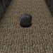 una pietra su una strada