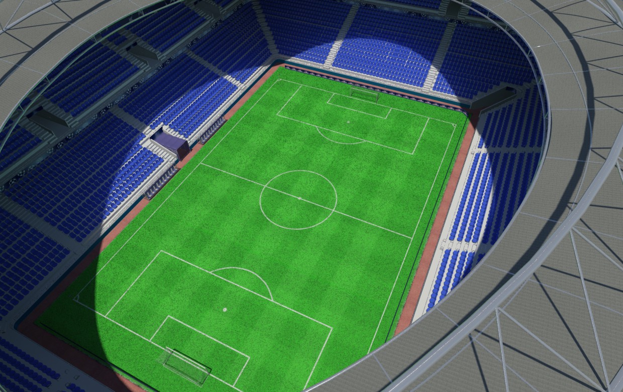 Estadio imagen de Estadio en 3d max mental ray