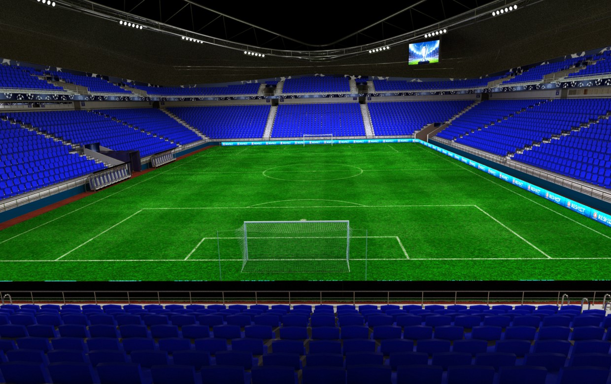Estadio imagen de Estadio en 3d max mental ray