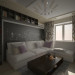 Living room, two options in 3d max vray image