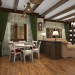 Kitchen-Living Land-Provence) in 3d max vray Bild