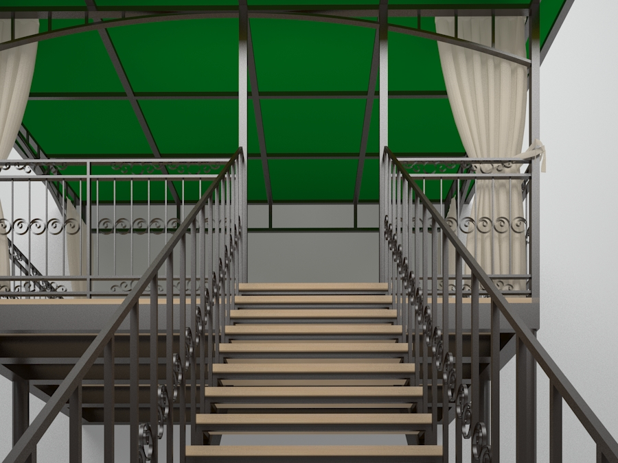 Balcony Balcony in 3d max vray 2.5 image