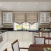 Visualisation de la cuisine dans 3d max vray image