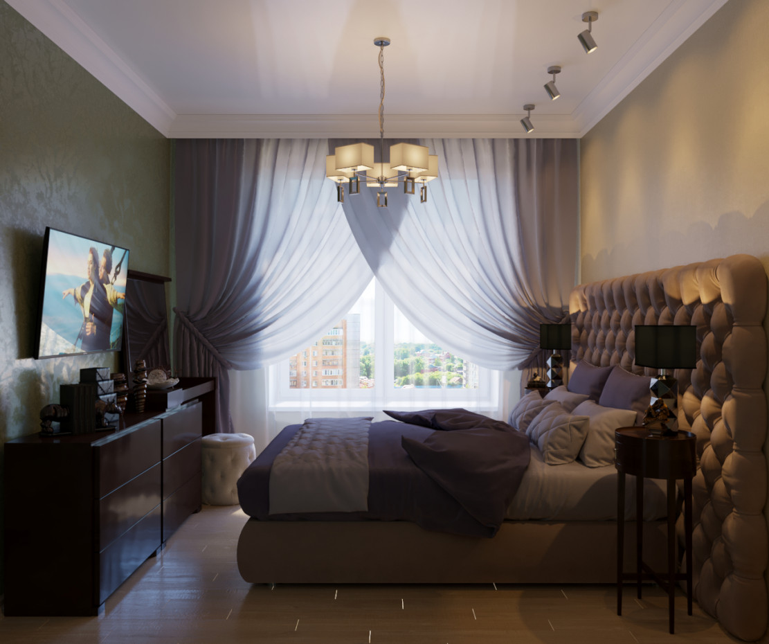 спальная комната 3d max corona render में प्रस्तुत छवि