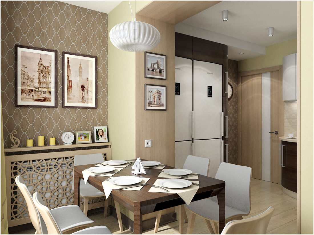 Kitchen interior design in Kiev in 3d max vray 1.5 image