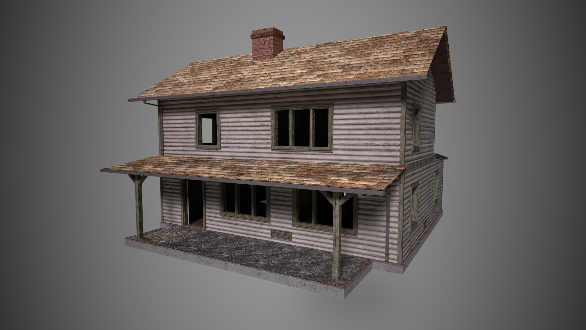 Town house in 3d max Other image