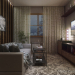 Сучасна спальня в 3d max corona render зображення