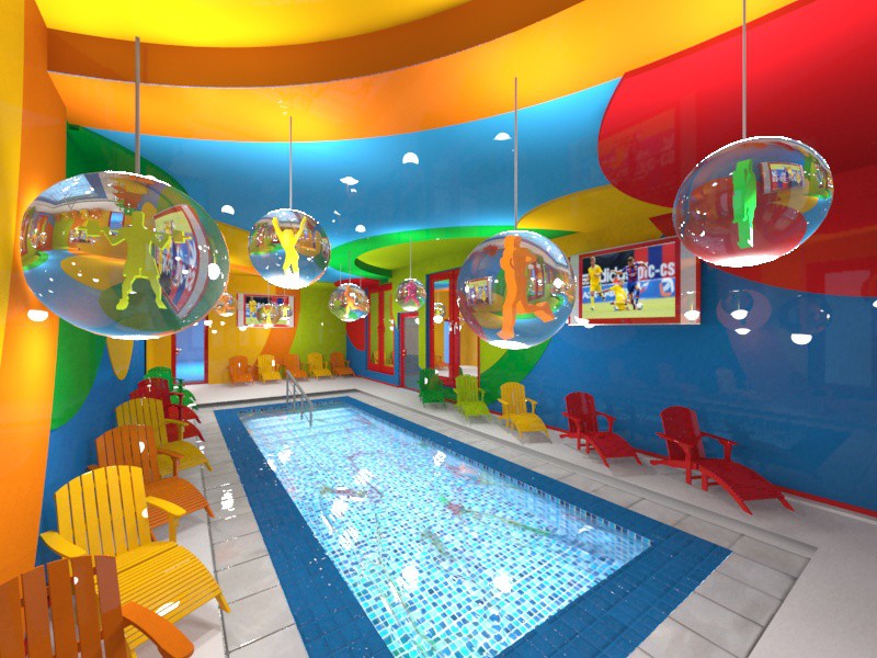 Fitness Club Alex fitnes Fitness Club Alex fitnes in 3d max vray image