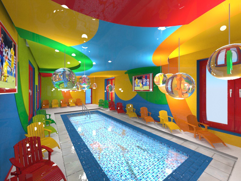 Fitness Club Alex fitnes Fitness Club Alex fitnes in 3d max vray image
