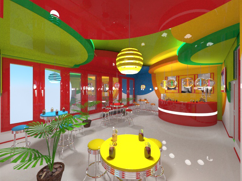 Fitness Club Alex fitnes Fitness Club Alex fitnes in 3d max vray image