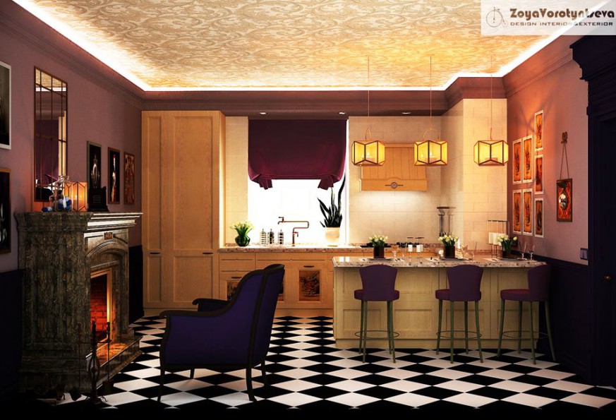 La cocina de Alicia imagen de La cocina de Alicia en 3d max vray 2.5