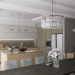 imagen de cocina en 3d max corona render