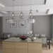 Cucina in 3d max corona render immagine