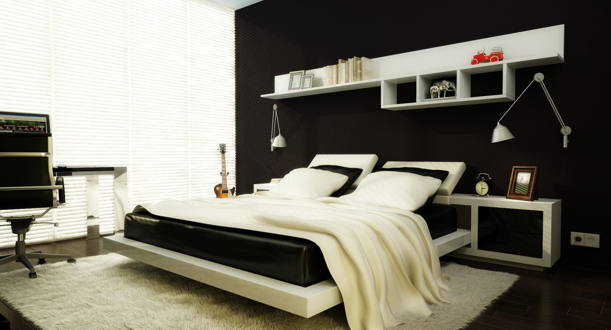 Dormitorio imagen de Dormitorio en 3d max vray