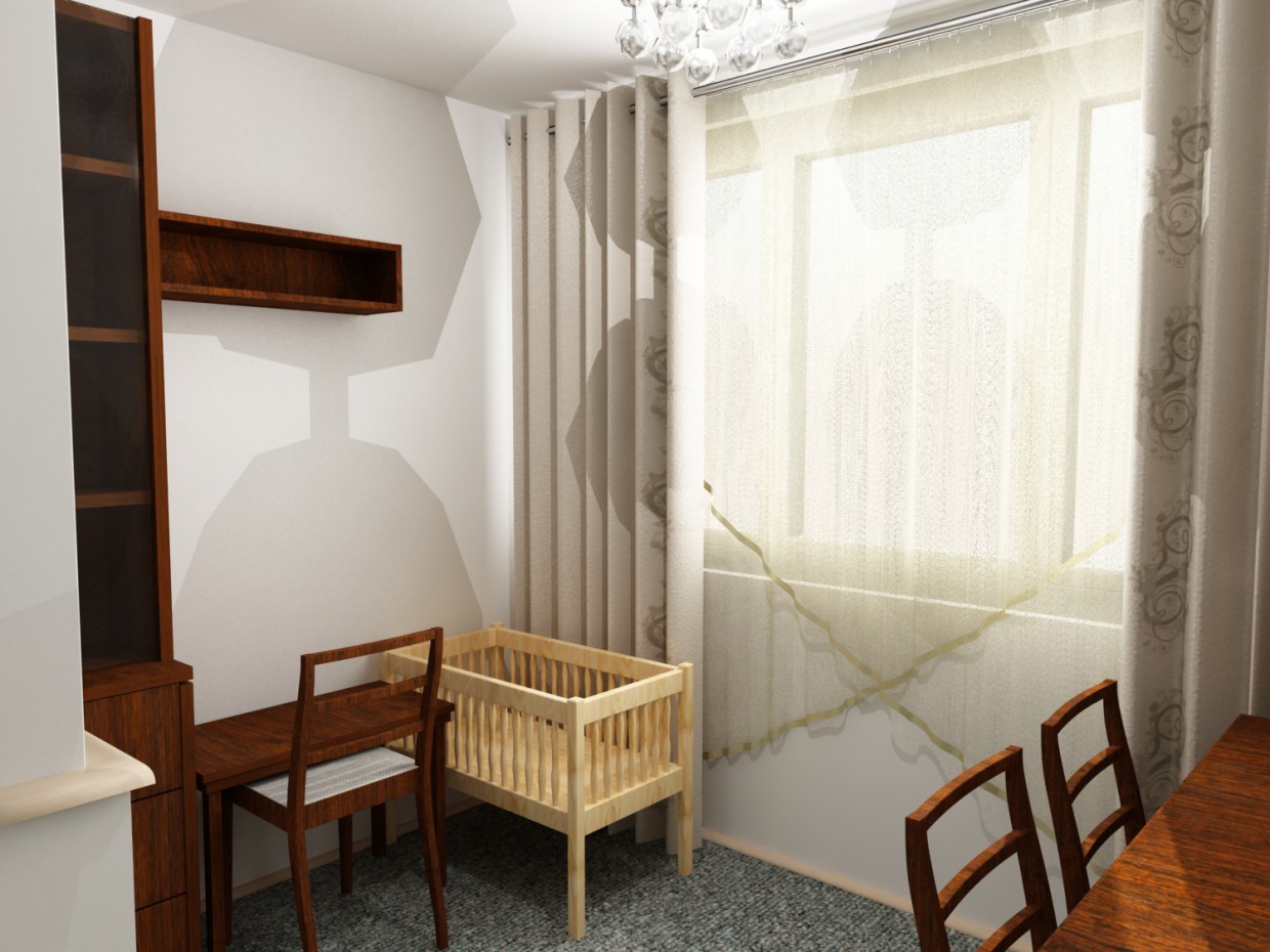 Зал Зал в 3d max vray изображение