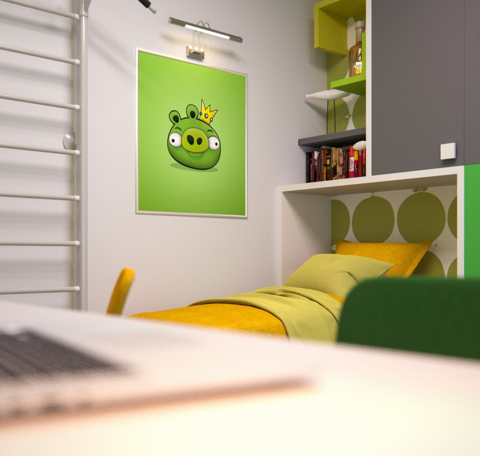 The Green children The Green children in 3d max corona render image