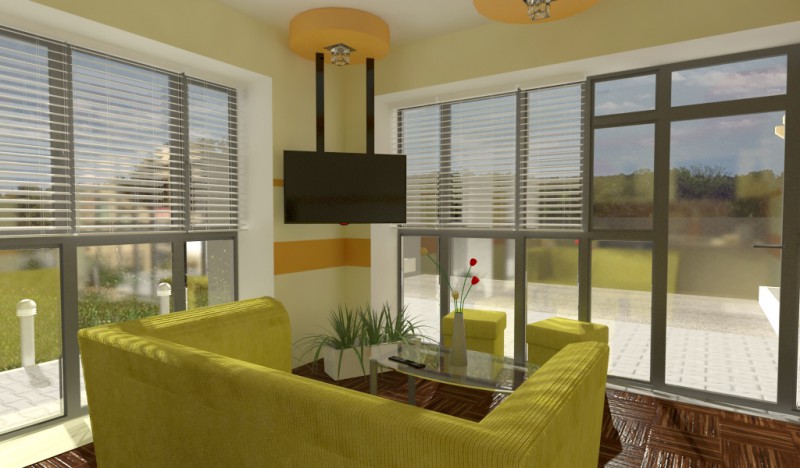 Cocina con pasillo compromiso imagen de Cocina con pasillo compromiso en 3d max vray 1.5
