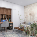 Three-room apartment S73 in 3d max corona render image