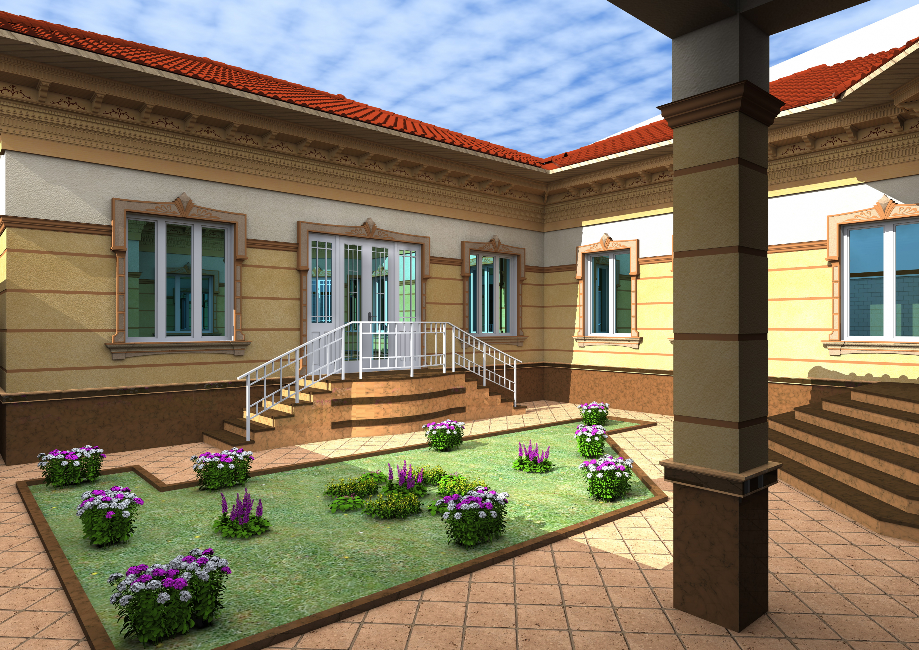 Modern Tajik courtyard "Ҳавлия тоҷикӣ" Modern Tajik courtyard "Ҳавлия тоҷикӣ" in ArchiCAD Other image