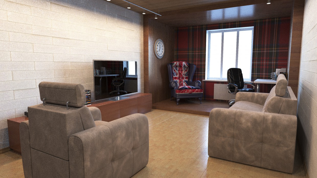 Вітальня 35 м Вітальня 35 м в 3d max corona render зображення