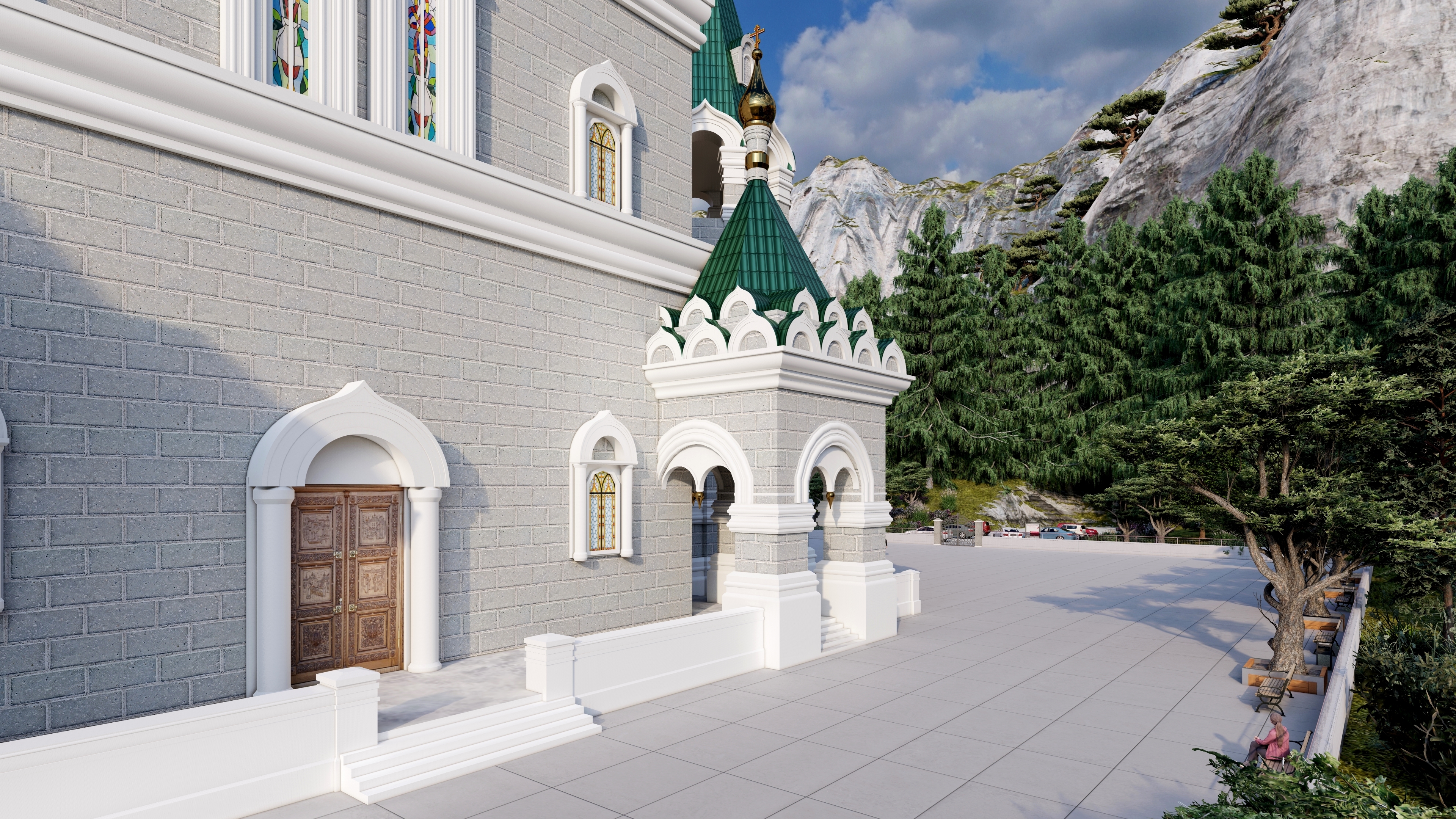 Temple visualization in SketchUp Other image