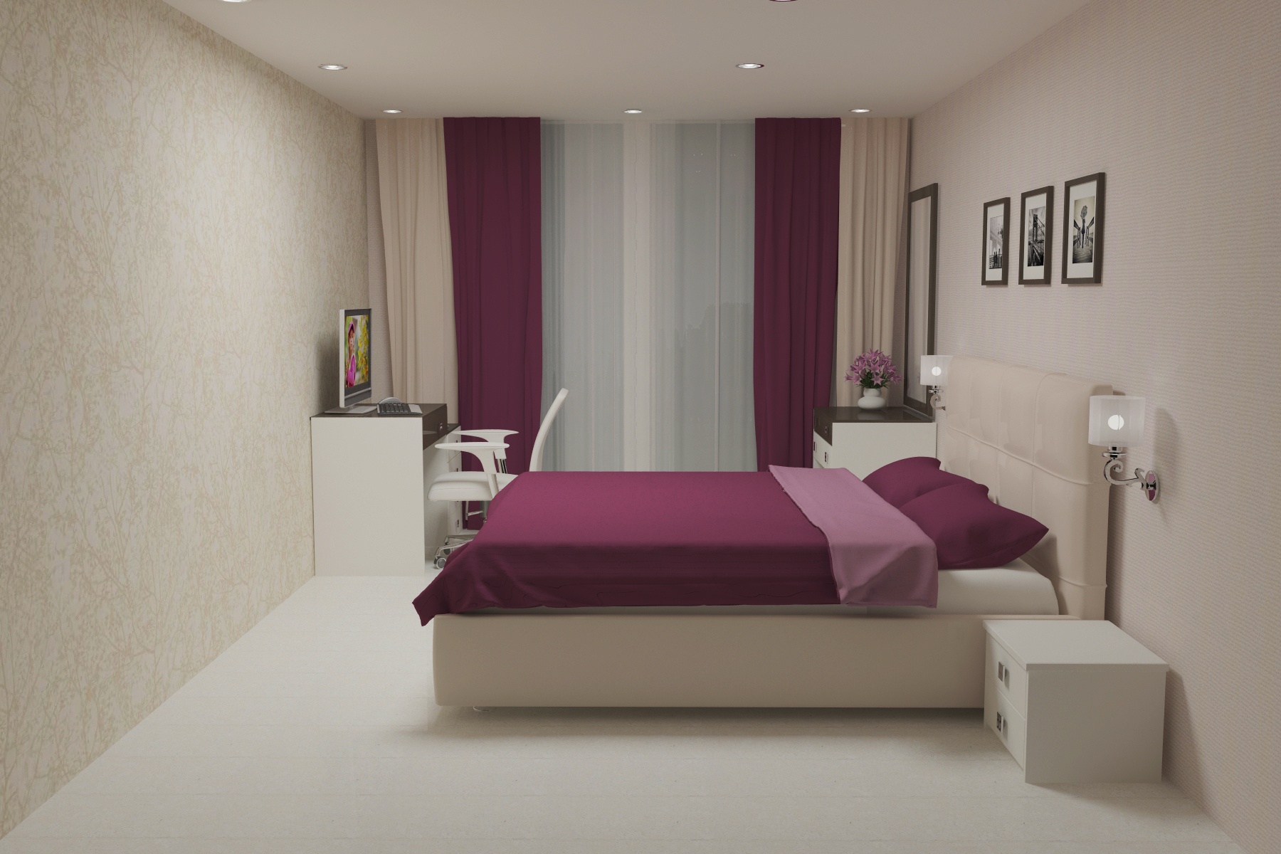 3D-Visualisierung Schlafzimmer | 3dlancer.net