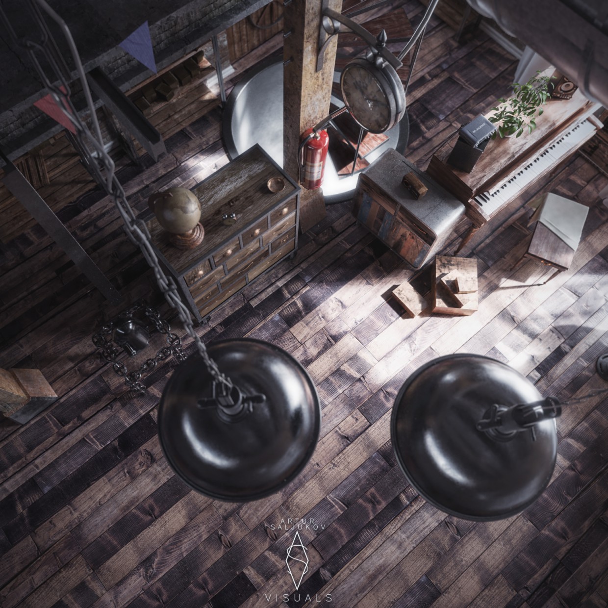 Viejos amigos imagen de Viejos amigos en 3d max vray 3.0
