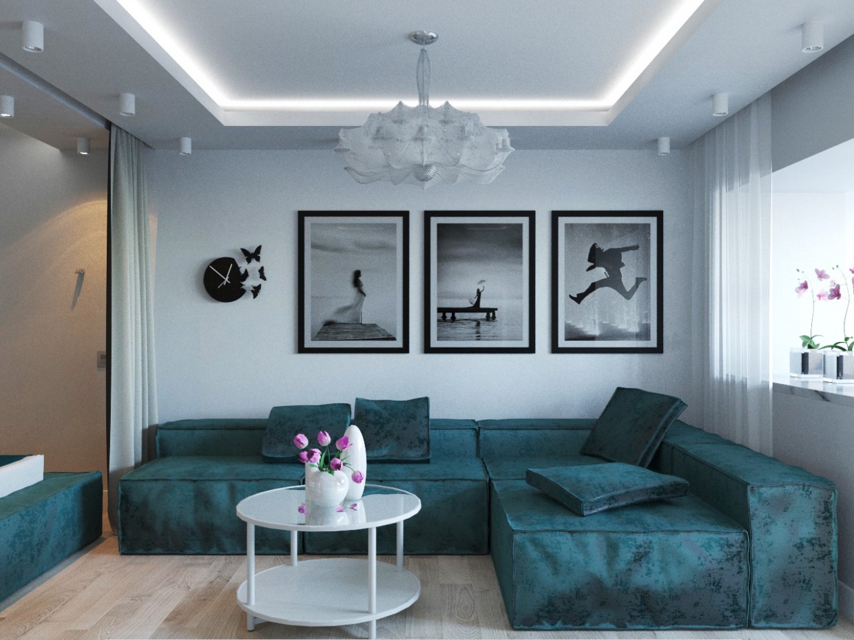Apartamento estudio imagen de Apartamento estudio en 3d max corona render