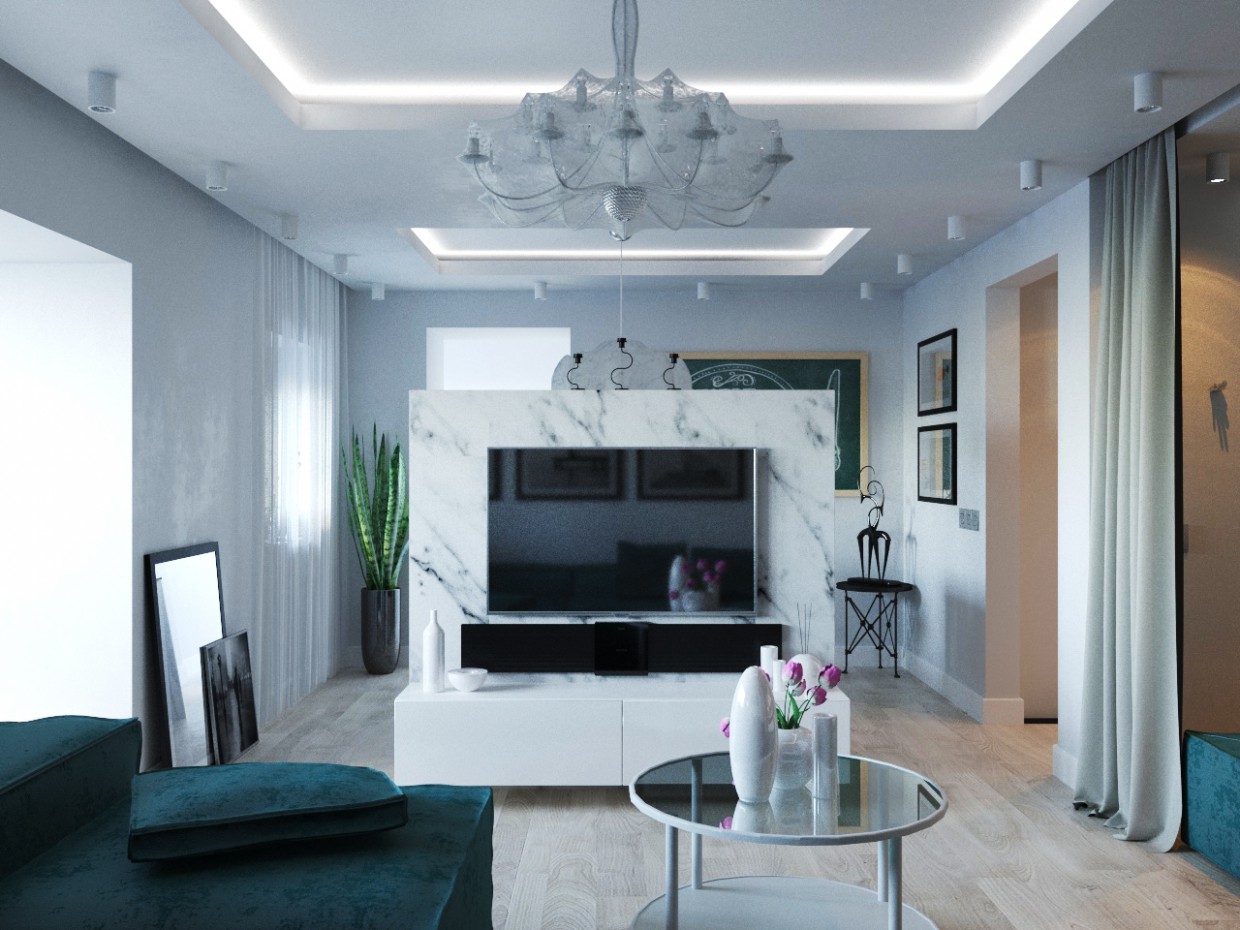 Apartamento estudio imagen de Apartamento estudio en 3d max corona render