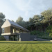 Forest house in 3d max corona render image