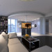 Round apartment in St. Petersburg in 3d max corona render image