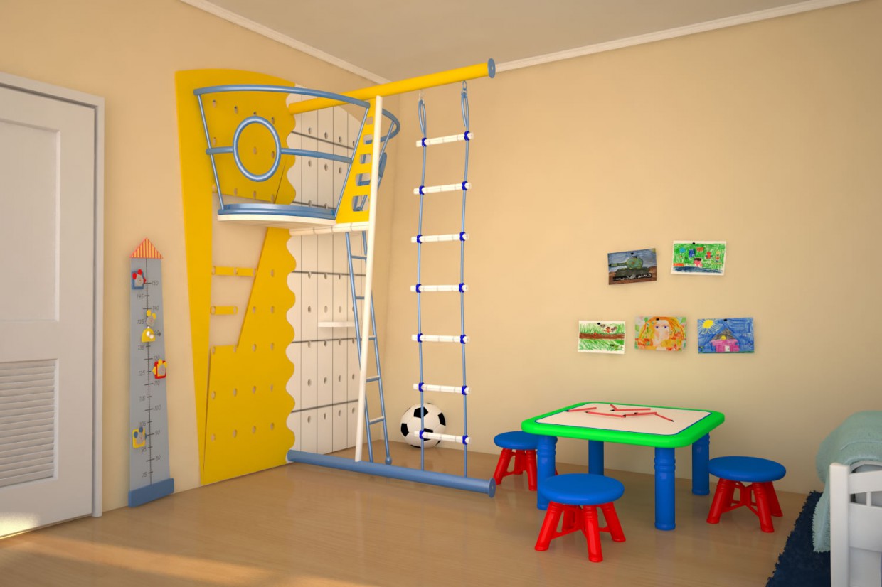 nursery1 in 3d max vray immagine