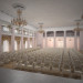 The Red Banner Hall in 3d max vray 3.0 image