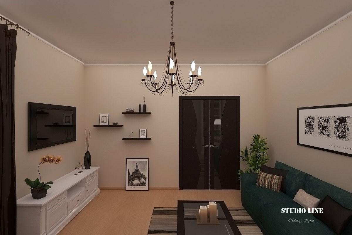 Гостиная Гостиная в 3d max vray изображение