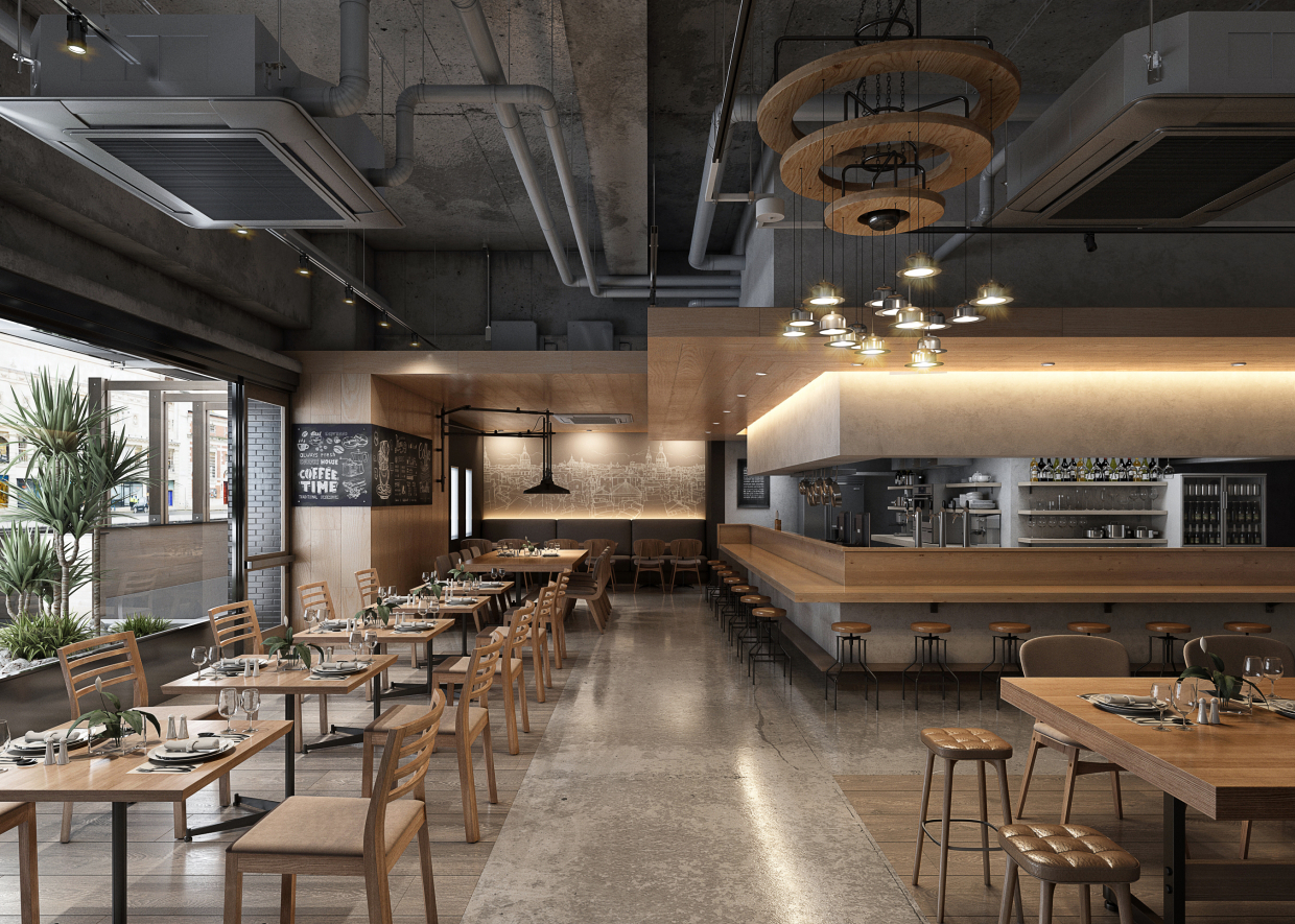 Rutsubo kitchen в 3d max vray 3.0 изображение