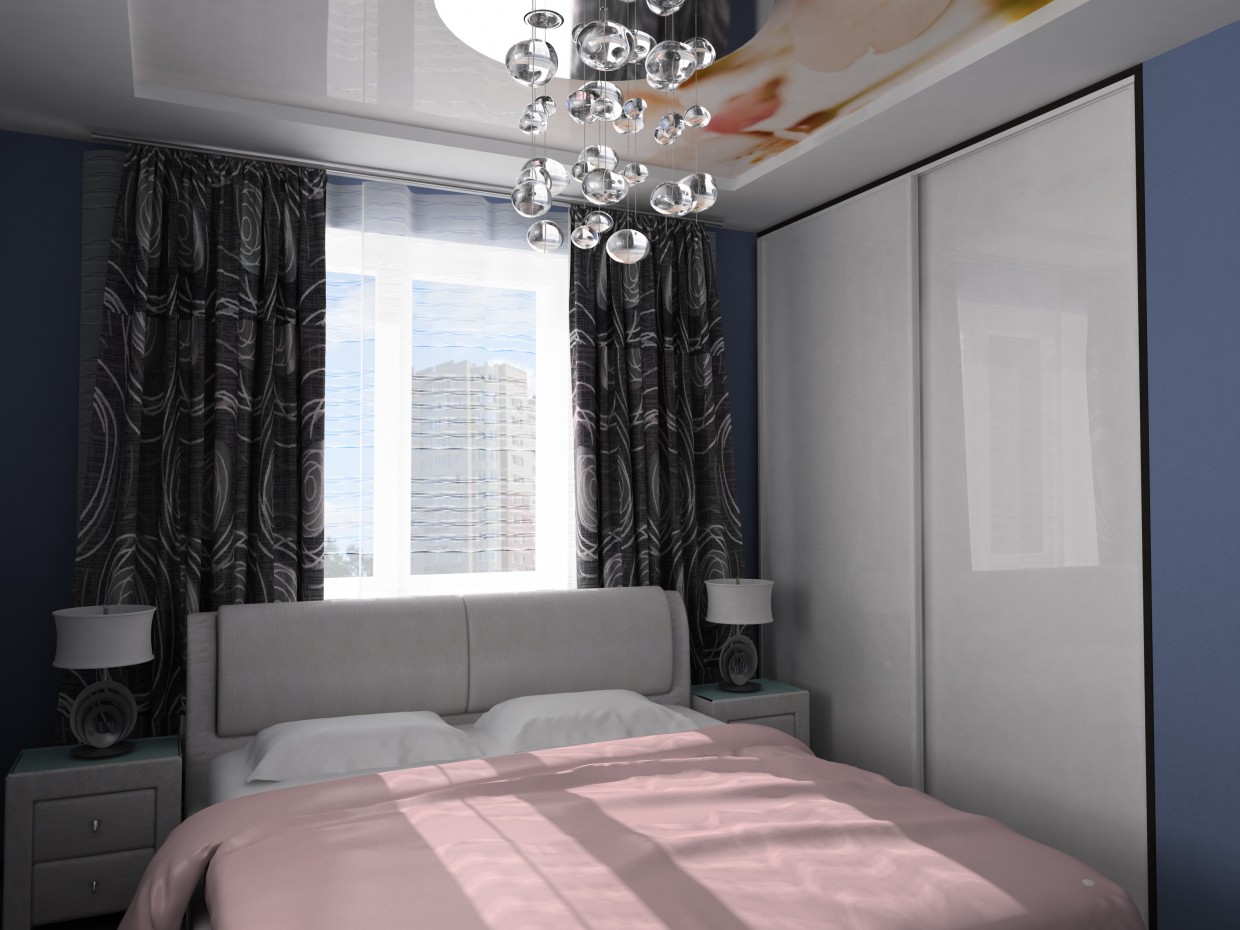 Спальня Спальня в 3d max vray изображение