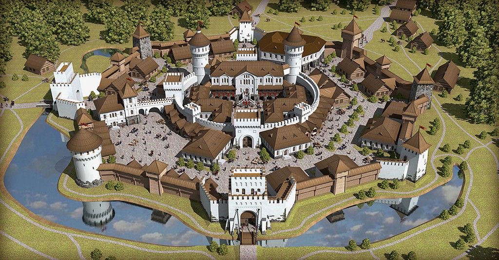 Complejo de entretenimiento imagen de Complejo de entretenimiento en 3d max vray