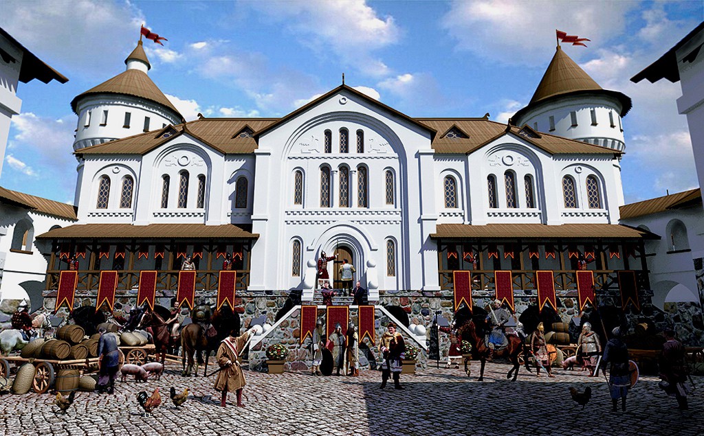 Complejo de entretenimiento imagen de Complejo de entretenimiento en 3d max vray