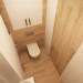 Toilet in eco-style in 3d max corona render image