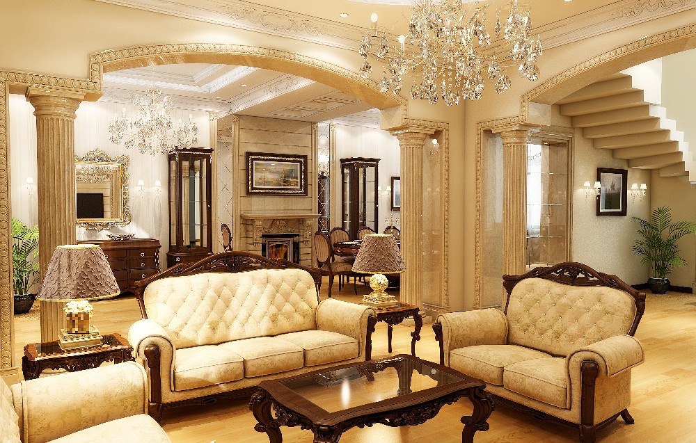 Salón imagen de Salón en 3d max vray