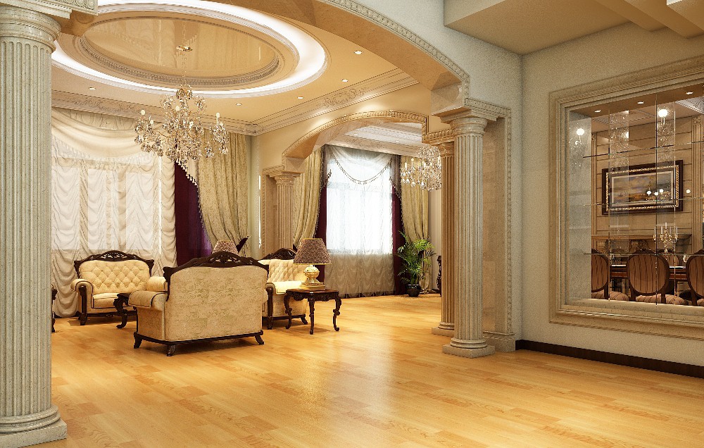 Salón imagen de Salón en 3d max vray