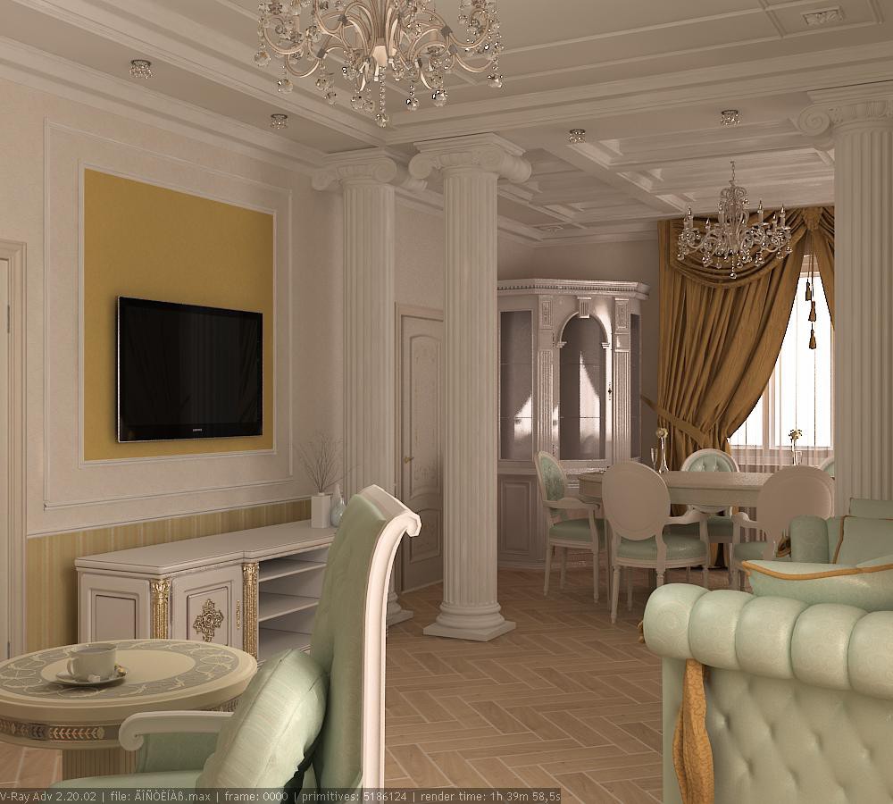 Pequeña casa en el pueblo con un nombre interesante Murzinka imagen de Pequeña casa en el pueblo con un nombre interesante Murzinka en 3d max vray