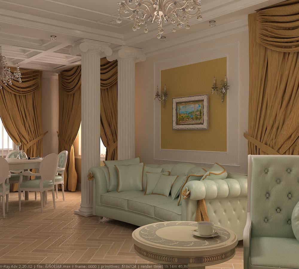Pequeña casa en el pueblo con un nombre interesante Murzinka imagen de Pequeña casa en el pueblo con un nombre interesante Murzinka en 3d max vray