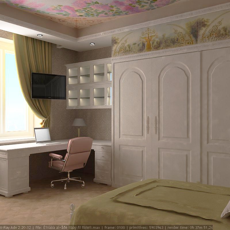 Pequeña casa en el pueblo con un nombre interesante Murzinka imagen de Pequeña casa en el pueblo con un nombre interesante Murzinka en 3d max vray