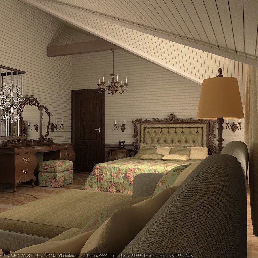 Pequeña casa en el pueblo con un nombre interesante Murzinka imagen de Pequeña casa en el pueblo con un nombre interesante Murzinka en 3d max vray