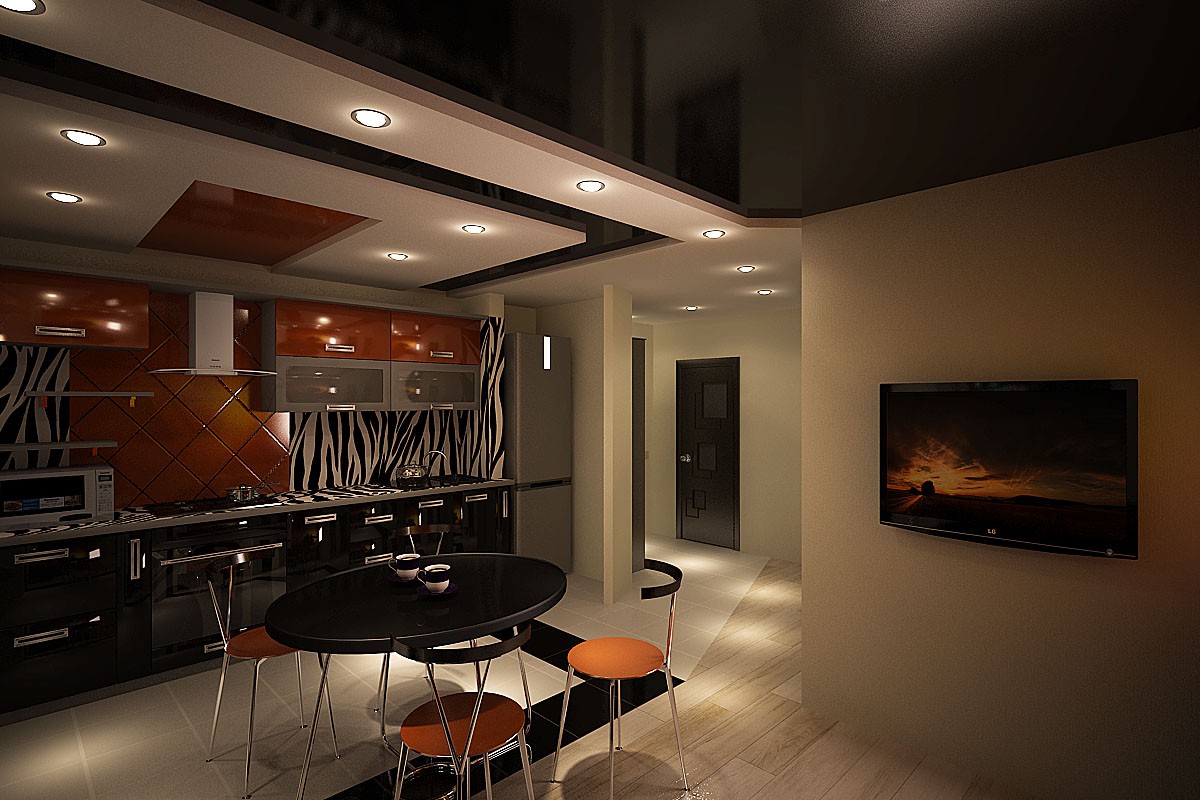 cucina Studio in 3d max vray immagine