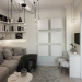 Living room in 3d max corona render image