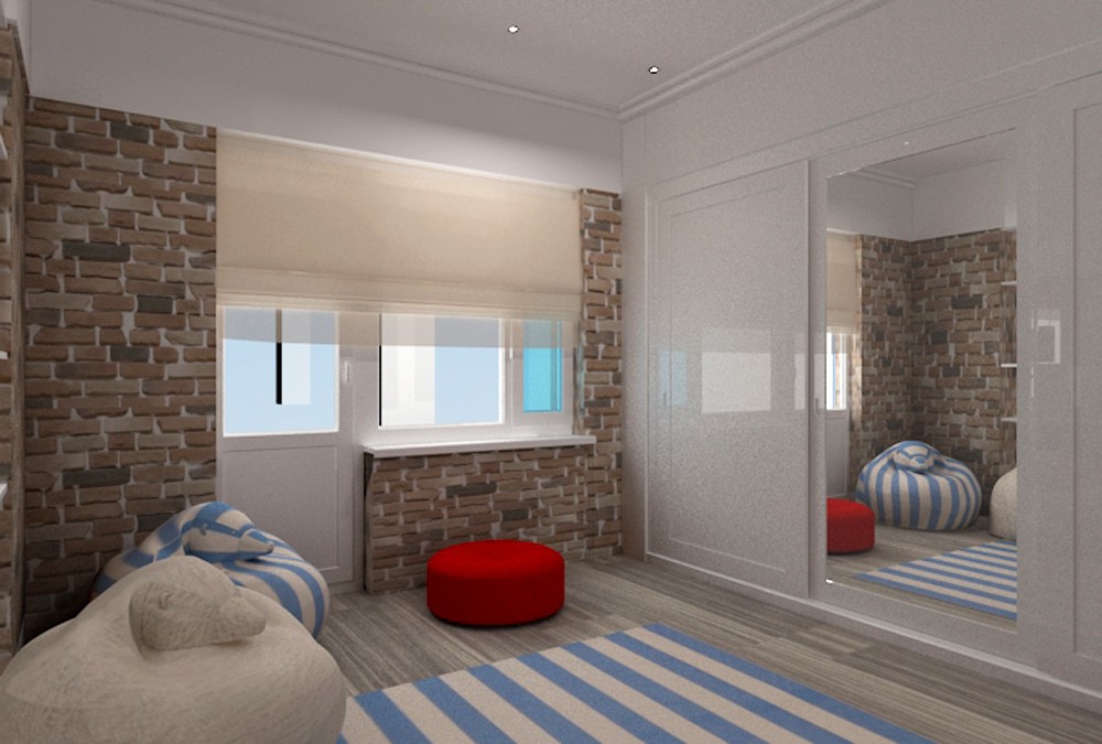 Room for five-year old boy Room for five-year old boy in 3d max vray image